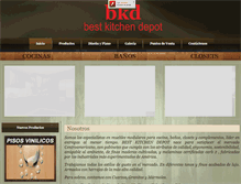 Tablet Screenshot of bestkitchendepot.com